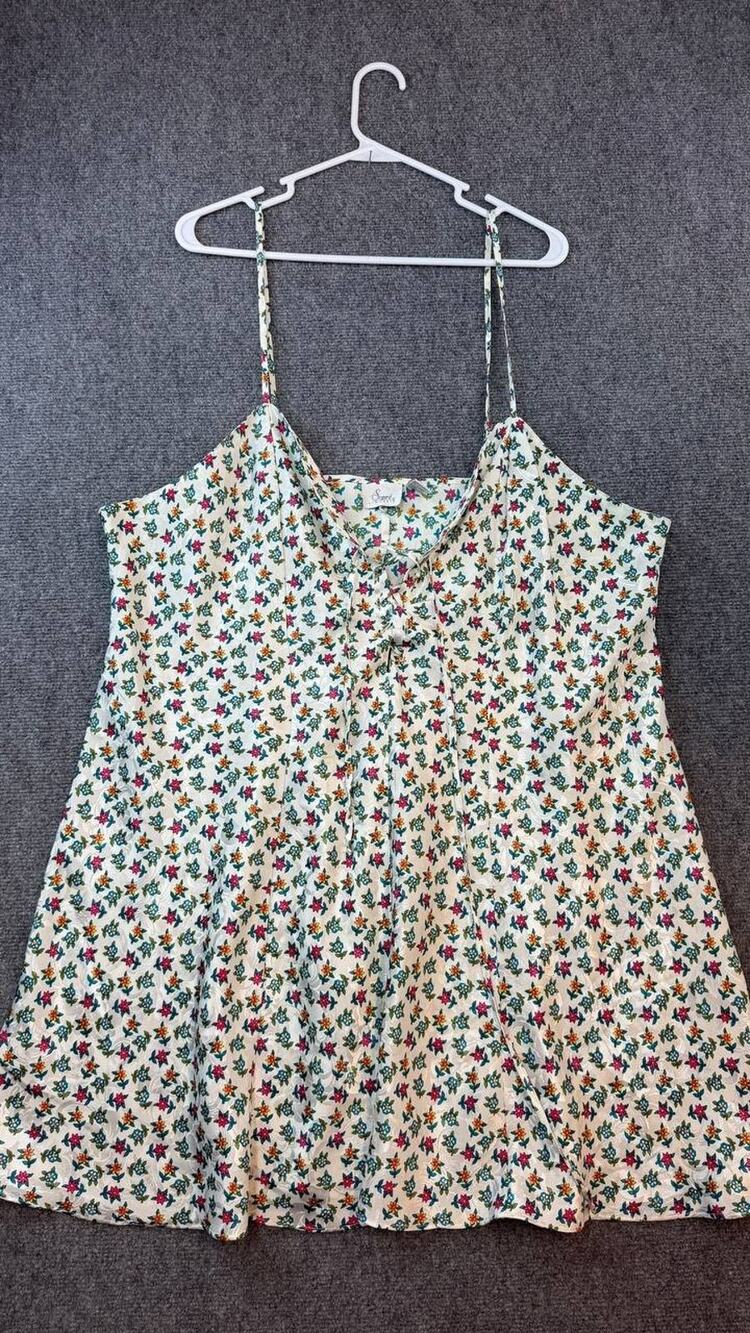 Sopre Lingerie Slip Floral Print Women’s Size 26/28 Pre-Owned